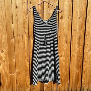 Cadeau Striped Summer Dress Casual Women’s Size XS Jersey Dress Cinch Waist